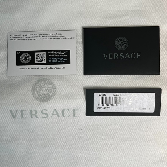 As see on Dua Lipa VERSACE WEDGE PLATFORM SANDALS - Picture 9 of 13